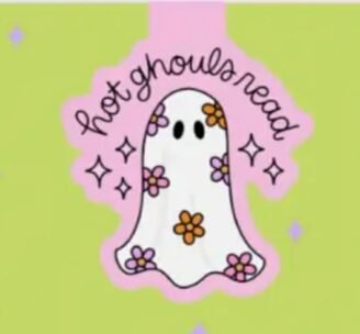 Hot Ghouls Read Magnetic Bookmark